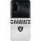 NFL Las Vegas Raiders White Striped Galaxy S20 Lite Case