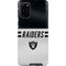 NFL Las Vegas Raiders White Striped Galaxy S20 Plus Pro Case