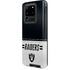 NFL Las Vegas Raiders White Striped Galaxy S20 Ultra 5G Pro Case