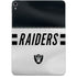NFL Las Vegas Raiders White Striped Apple iPad Pro Skin