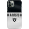 NFL Las Vegas Raiders White Striped iPhone 11 Pro Lite Case