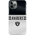 NFL Las Vegas Raiders White Striped iPhone 11 Pro Lite Case