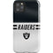 NFL Las Vegas Raiders White Striped iPhone Cases