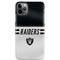 NFL Las Vegas Raiders White Striped iPhone 11 Pro Max Lite Case