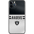 NFL Las Vegas Raiders White Striped iPhone 11 Pro Skin