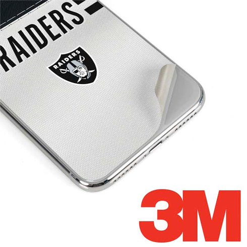 NFL Las Vegas Raiders White Striped iPhone 11 Pro Skin