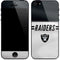 NFL Las Vegas Raiders White Striped iPhone 5/5s/5SE Skin