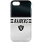 NFL Las Vegas Raiders White Striped iPhone 7 Pro Case