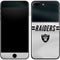 NFL Las Vegas Raiders White Striped iPhone 8 Plus Skin