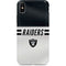 NFL Las Vegas Raiders White Striped iPhone 8 Pro Case