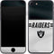 NFL Las Vegas Raiders White Striped iPhone 8 Skin