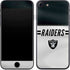 NFL Las Vegas Raiders White Striped iPhone 8 Skin