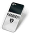 NFL Las Vegas Raiders White Striped iPhone 8 Skin