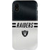 NFL Las Vegas Raiders White Striped iPhone XR Pro Case