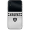 NFL Las Vegas Raiders White Striped iPhone XR Skin