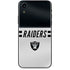 NFL Las Vegas Raiders White Striped iPhone XR Skin