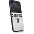 NFL Las Vegas Raiders White Striped iPhone XR Skin