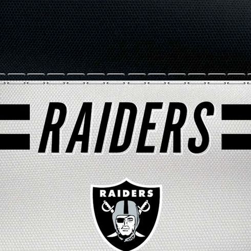 NFL Las Vegas Raiders White Striped iPhone XR Skin