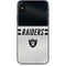 NFL Las Vegas Raiders White Striped iPhone XS Max Skin