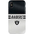 NFL Las Vegas Raiders White Striped iPhone XS Pro Case