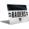 NFL Las Vegas Raiders White Striped Apple MacBook Air Skin