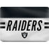 NFL Las Vegas Raiders White Striped Apple MacBook Air Skin