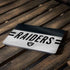 NFL Las Vegas Raiders White Striped Apple MacBook Air Skin