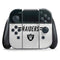 NFL Las Vegas Raiders White Striped Nintendo Switch (2017-2021) Joy-Con Controller Skin