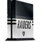 NFL Las Vegas Raiders White Striped PS4 Console Skin