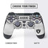 NFL Las Vegas Raiders White Striped PS4 Controller Skin