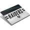 NFL Las Vegas Raiders White Striped Surface Book Skin