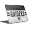 NFL Las Vegas Raiders White Striped Surface Laptop 3 13.5in Skin