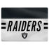 NFL Las Vegas Raiders White Striped Surface Laptop 3 13.5in Skin