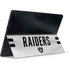 NFL Las Vegas Raiders White Striped Surface Pro 6 Skin