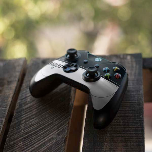 NFL Las Vegas Raiders White Striped Xbox One Elite Controller Skin