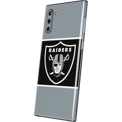 NFL Las Vegas Raiders Zone Block Galaxy Note 10 Skin