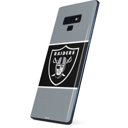 NFL Las Vegas Raiders Zone Block Galaxy Note 9 Skin