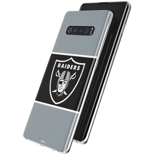 NFL Las Vegas Raiders Zone Block Galaxy S10 Skin