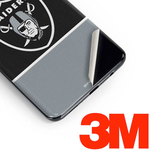 NFL Las Vegas Raiders Zone Block Galaxy S10 Skin