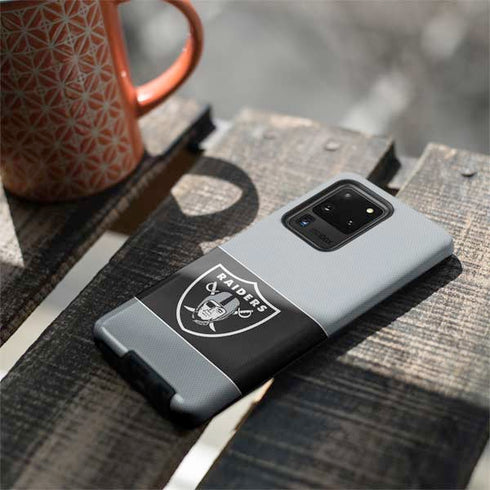 NFL Las Vegas Raiders Zone Block Galaxy S20 Ultra 5G Pro Case