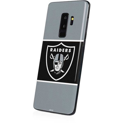 NFL Las Vegas Raiders Zone Block Galaxy S9 Plus Skin
