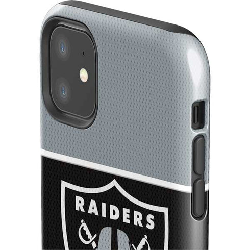 NFL Las Vegas Raiders Zone Block iPhone 11 Impact Case
