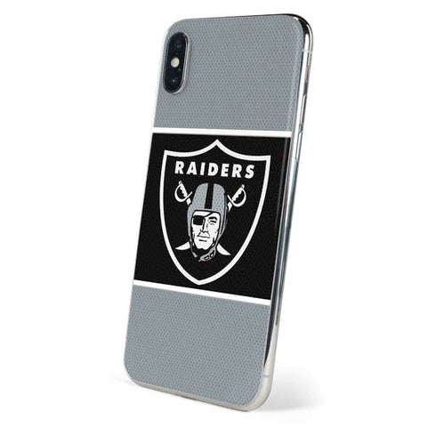 NFL Las Vegas Raiders Zone Block iPhone X Skin