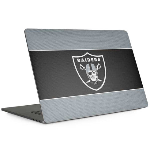 NFL Las Vegas Raiders Zone Block MacBook Skins