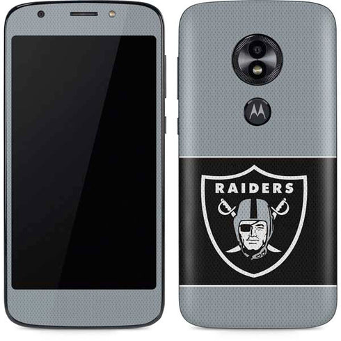 NFL Las Vegas Raiders Zone Block Moto E5 Play Skin