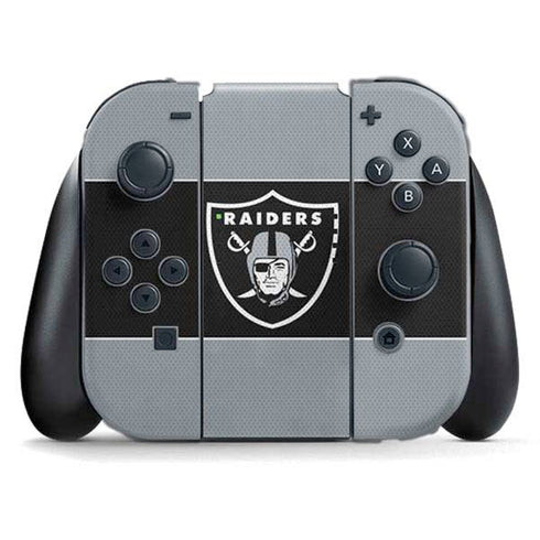 NFL Las Vegas Raiders Zone Block Nintendo Skins