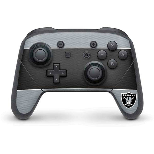 NFL Las Vegas Raiders Zone Block Nintendo Switch Pro Controller Skin