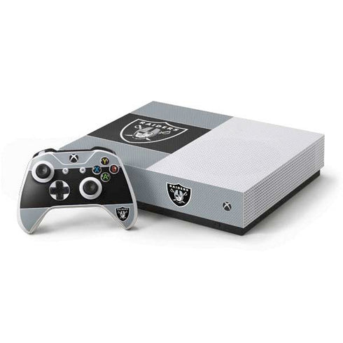 NFL Las Vegas Raiders Zone Block Xbox One S All-Digital Edition Bundle Skin