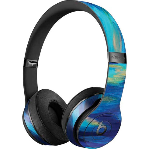 Ocean Blue Brush Stroke by Etta Vee Beats Solo 3 Wireless Skin
