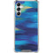 Ocean Blue Brush Stroke by Etta Vee Gabb Phone 4 Clear Case